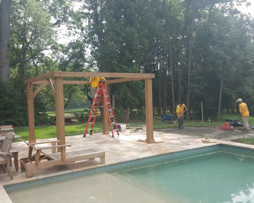 Pool Pavilion Construction