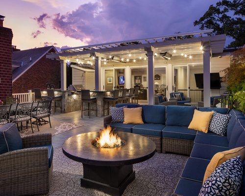 Rooftop Patio Fire Pit