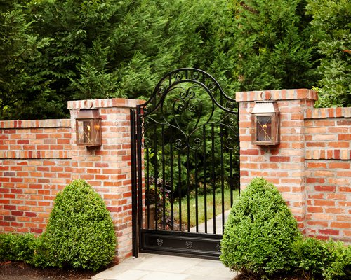 Brick Wall with Gate